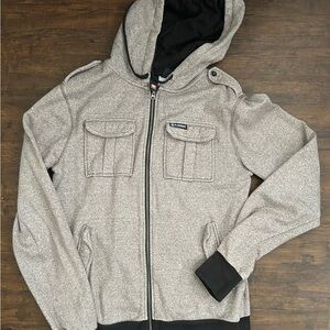 Element Gray Men's Hooded Jacket